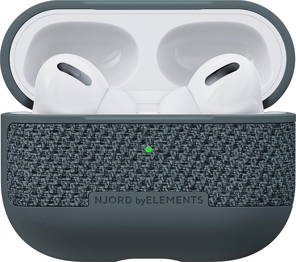 Fülhallgató tok Njord Airpods Pro 1/2 Fabric – Dark Grey ...