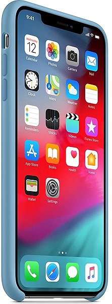 Handyhülle iPhone XS Max Silikonhülle - kornblumenfarben ...