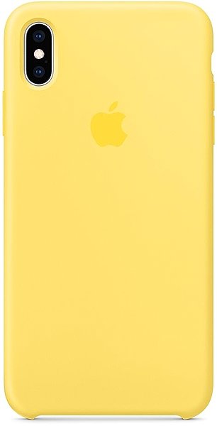 Handyhülle iPhone XS Max Silikonhülle - kanarienvogelgelb ...