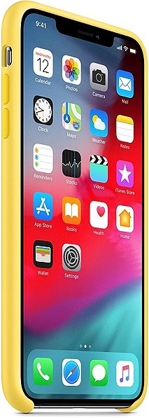 Handyhülle iPhone XS Max Silikonhülle - kanarienvogelgelb ...