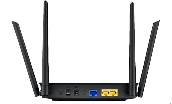 WiFi router ASUS RT-N19 Zadná strana