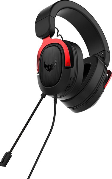 Gaming Headphones Asus TUF Gaming H3 Red Back page