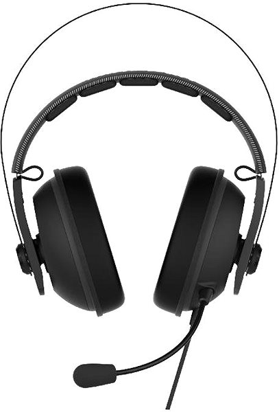 Gaming Headphones ASUS TUF Gaming H7 CORE, Gun Metal Screen