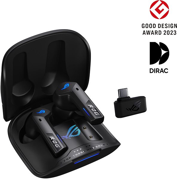 Gaming-Headset ASUS ROG Cetra True Wireless SpeedNova Black ...