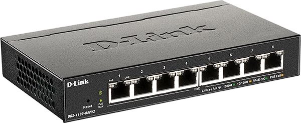Switch D-Link DGS-1100-08PV2 Lateral view