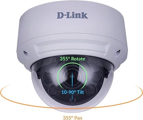 IP kamera D-LINK DCS-4618EK Technický nákres