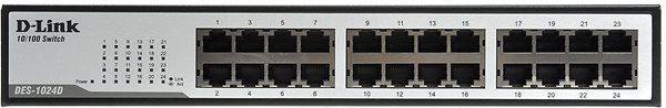 Switch D-Link DES-1024D Anschlussmöglichkeiten (Ports)