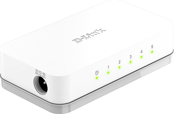 Switch D-Link GO-SW-5E Seitlicher Anblick