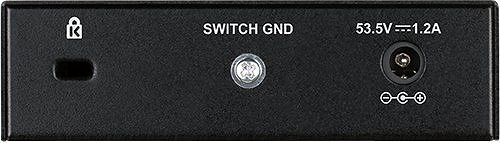Switch D-Link DGS-1005P Képernyő