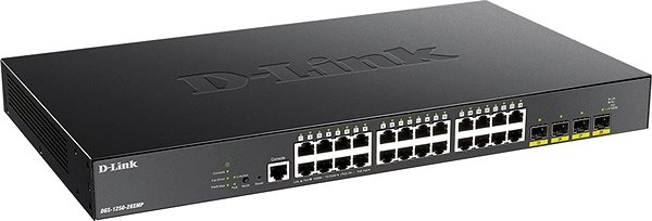 Switch D-LINK DGS-1250-28XMP Lateral view