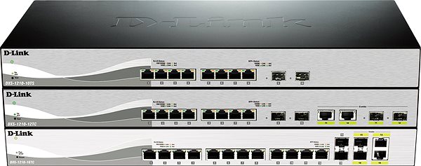 Switch D-Link DXS-1210-10TS Anschlussmöglichkeiten (Ports)