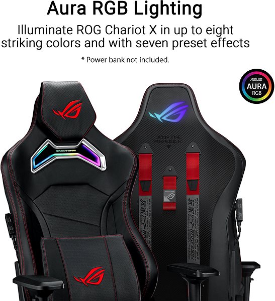 Gamer szék ASUS ROG Chariot X Black ...