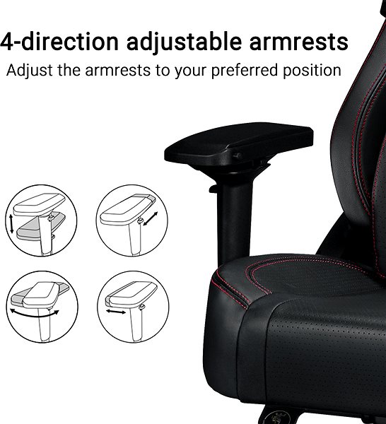 Gamer szék ASUS ROG Chariot X Black ...