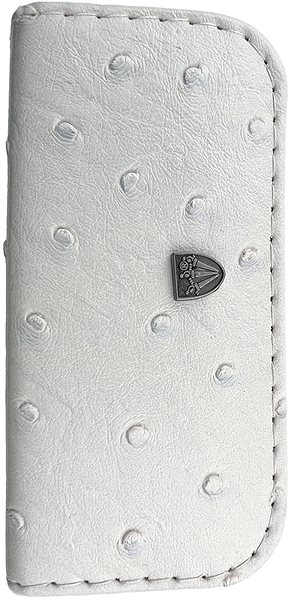 Kellermann manicure set Ladies manicure set 7407 ostrich leather beige .