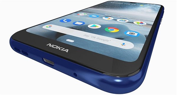 Mobiltelefon Nokia 4.2 32 GB kék Csatlakozási lehetőségek (portok)