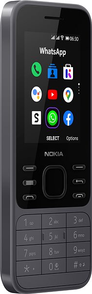 Mobilný telefón Nokia 6300 4G sivá Lifestyle 2