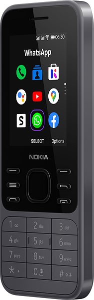 Mobilný telefón Nokia 6300 4G sivá Lifestyle