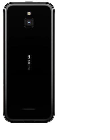 Mobiltelefon Nokia 8000 4G fekete Hátoldal