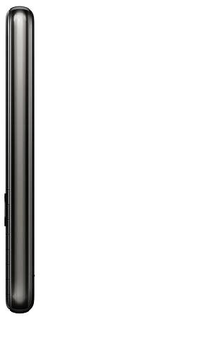Mobiltelefon Nokia 8000 4G fekete Oldalnézet