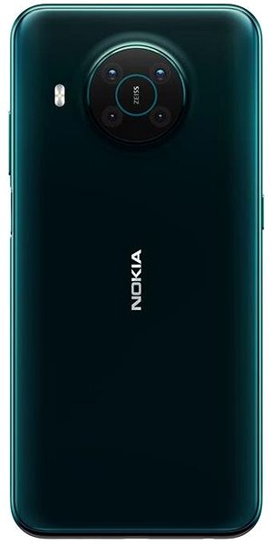 Mobilný telefón Nokia X10 Dual SIM 5G 6 GB/64 GB zelený Zadná strana