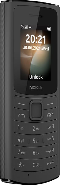 Mobiltelefon Nokia 110 4G fekete Lifestyle 2