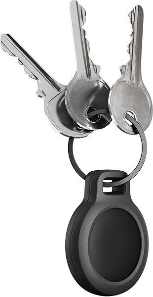 AirTag kľúčenka Nomad Rugged Keychain Black Apple AirTag Vlastnosti/technológia