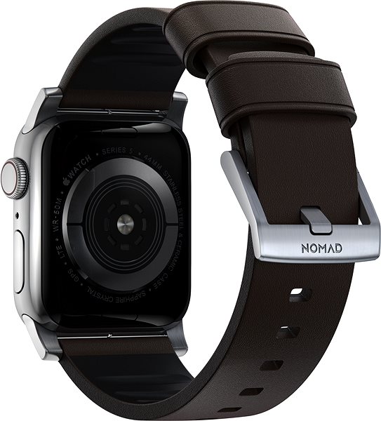 Szíj Nomad Active Strap Pro Brown/Silver Apple Watch 6/SE/5/4/3/2/1  42/44/45/Ultra 49mm ...
