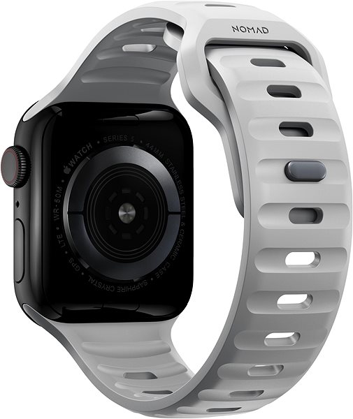Armband Nomad Sport Strap M/L Grey für Apple Watch 42/44/45/Ultra 49mm ...