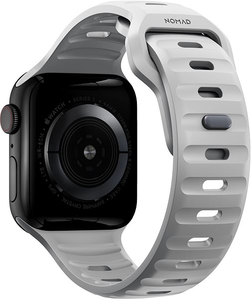 Armband Nomad Sport Strap S/M Grey für Apple Watch 38/40/41mm ...