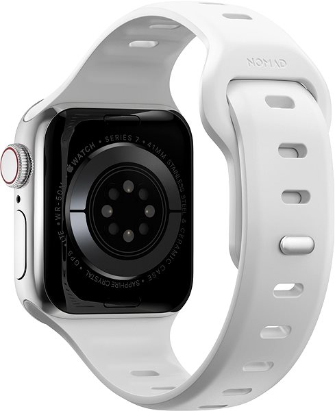 Remienok na hodinky Nomad Sport Slim Strap S/M White Apple Watch 38/40/41mm ...