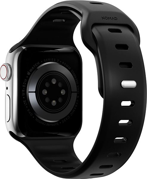 Remienok na hodinky Nomad Sport Slim Strap M/L Black Apple Watch 42/44/45/Ultra 49mm ...
