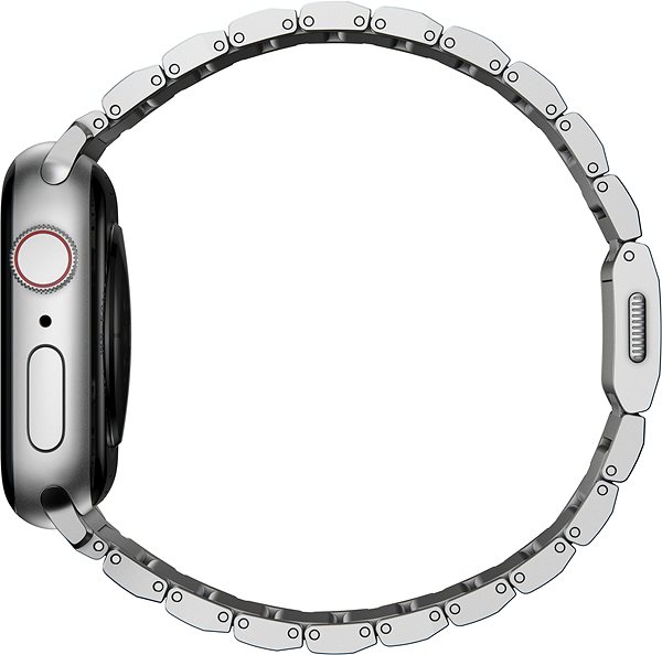 Armband Nomad Aluminiumband Silber Apple Watch 42/44/45/Ultra 49mm ...
