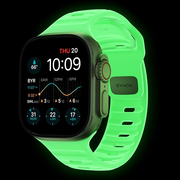 Remienok na hodinky Nomad Sport Strap Glow 2.0 Apple Watch 49/45/44/42 mm ...