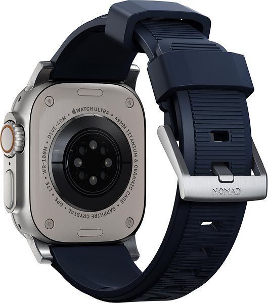 Remienok na hodinky Nomad Rugged Strap Atlantic Blue Apple Watch Ultra 2/1 49 mm 9 / 8 / 7 45 mm / 6 / SE / 5 / 4 44 mm / 3 / 2/ 1 42 mm ...