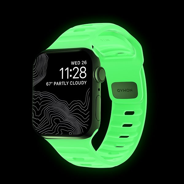 Remienok na hodinky Nomad Sport Strap Glow 2.0 Apple Watch 41/40/38 mm ...
