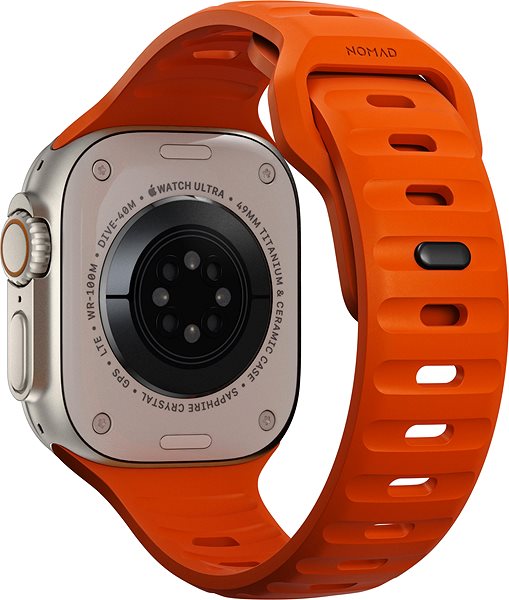 Remienok na hodinky Nomad Sport Strap M/L Orange Apple Watch 42/44/45/Ultra 49 mm ...