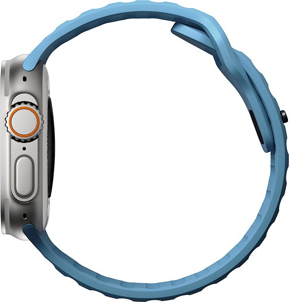 Armband Nomad Sportarmband M/L Electric Blue Apple Watch Ultra (49mm) 8/7 (45mm)/6/SE/5/4 (44mm)/3/2/1 (42mm ...