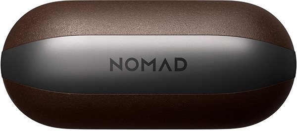 Kopfhörer-Hülle Nomad Leather Case Brown für Apple AirPods 3 2021 Screen