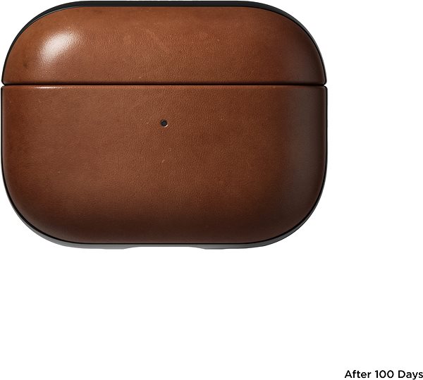 Fülhallgató tok Nomad Leather Case English Tan AirPods Pro 2 ...