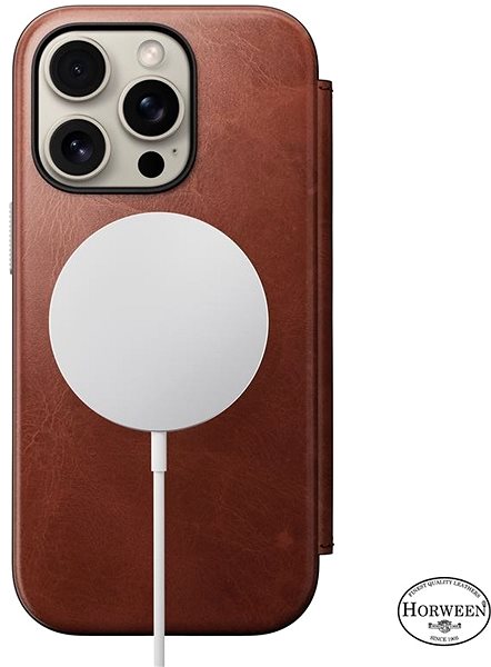Handyhülle Nomad Leather Folio Olde Dublin iPhone 16 Pro ...