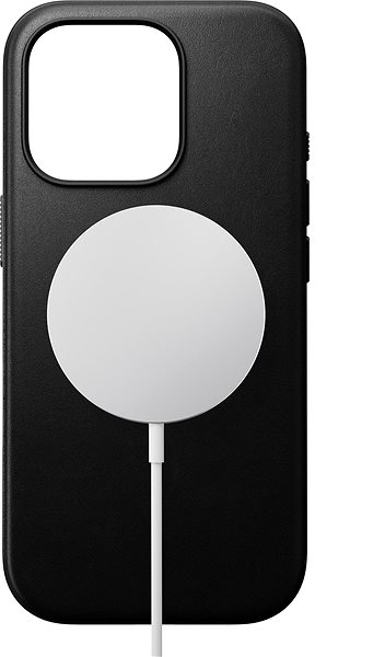 Handyhülle Nomad Modern Leather Case Black iPhone 16 Pro ...