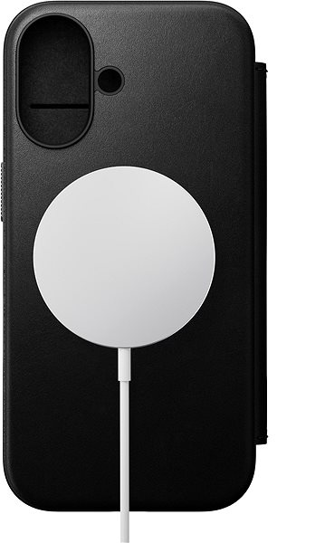 Handyhülle Nomad Modern Leather Folio Black iPhone 16 ...