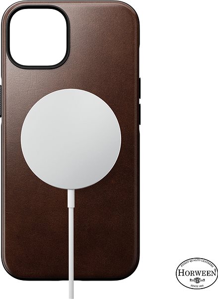 Telefon tok Nomad Modern Leather MagSafe Case Brown iPhone 14 ...