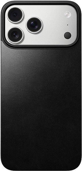 Handyhülle Nomad Magnetic Leather Back Black (Horween) Magsafe iPhone 17 Pro Max ...