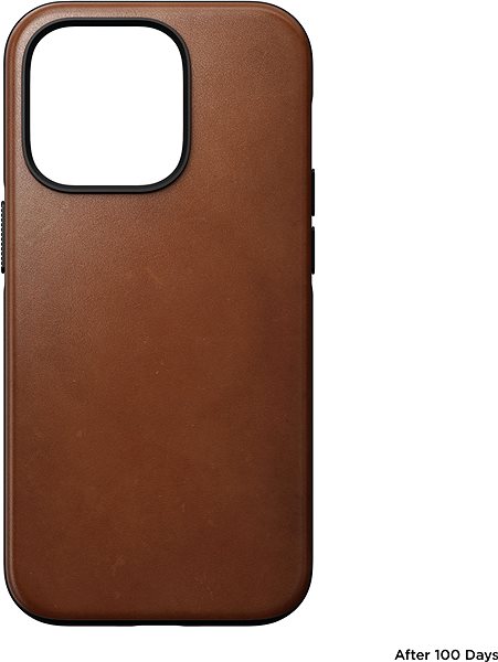 Handyhülle Nomad Modern Leather MagSafe Case English Tan für iPhone 14 Pro ...