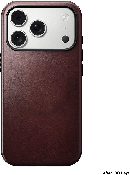 Handyhülle Nomad Modern Leather Case Burgundy (Horween) iPhone 17 Pro ...
