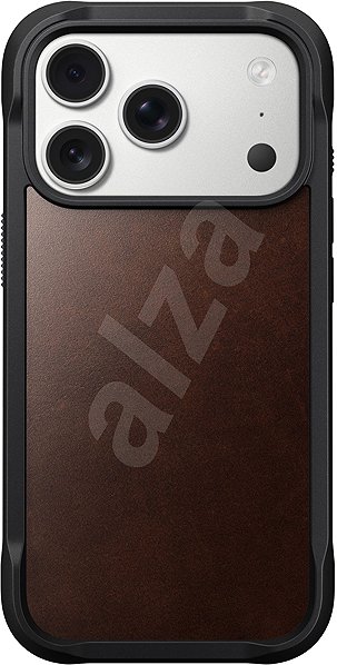 Softcase-Handyhülle Nomad Rugged Leather Case Rustic Brown (Horween) iPhone 17 Pro ...