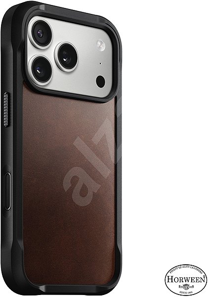 Softcase-Handyhülle Nomad Rugged Leather Case Rustic Brown (Horween) iPhone 17 Pro ...
