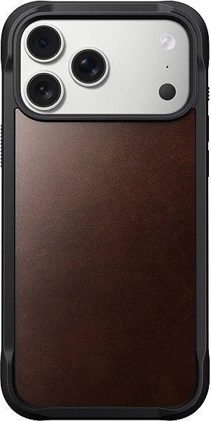 Softcase-Handyhülle Nomad Rugged Leather Case Rustic Brown (Horween) iPhone 17 Pro Max ...