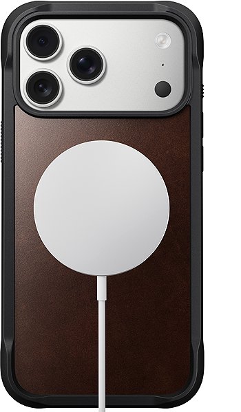 Softcase-Handyhülle Nomad Rugged Leather Case Rustic Brown (Horween) iPhone 17 Pro Max ...